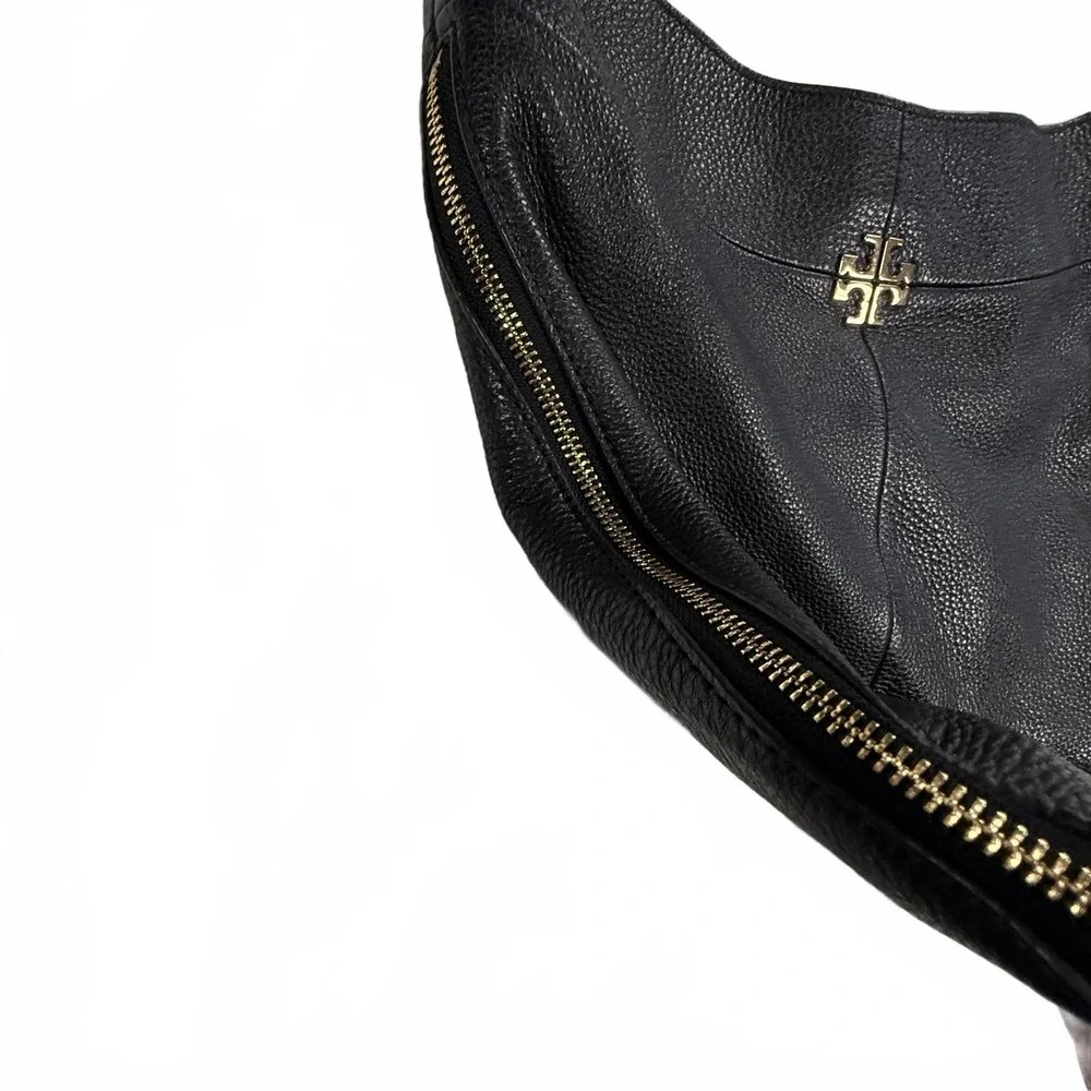Tory Burch Black Pebbled Leather Shoulder‎ Bag